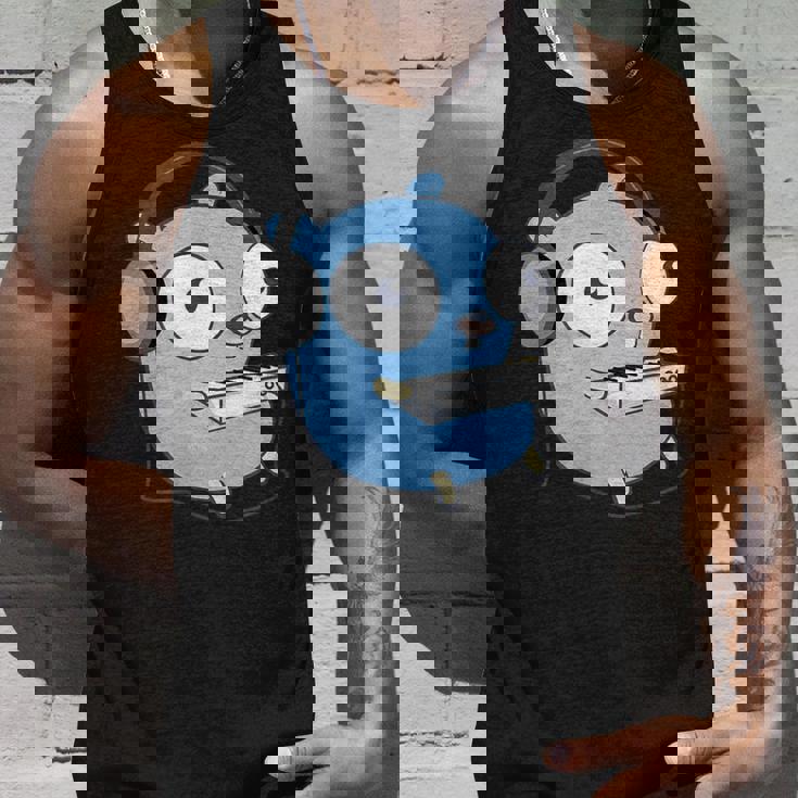 Go Developer Golang Music Goper タンクトップ 彼への贈り物