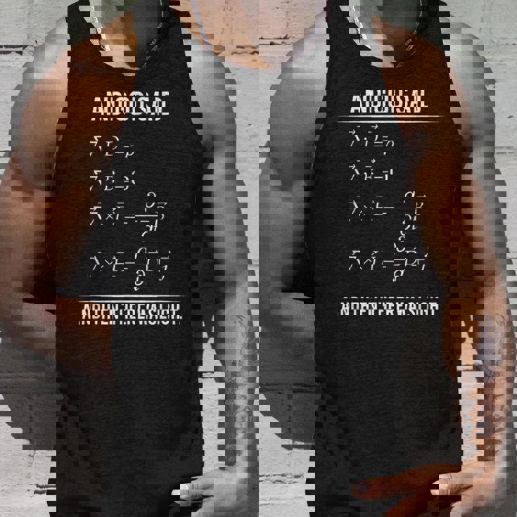 Godaid Maxwell Equations And Then There Was Light タンクトップ 彼への贈り物