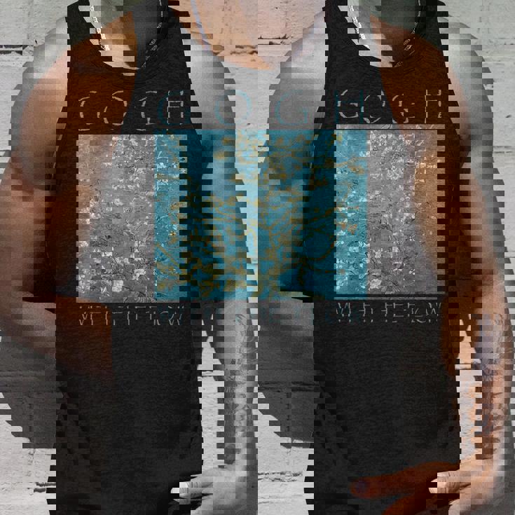 Gogh With The Flow アーモンドブロッサム ヴァン・ゴッホの絵画 タンクトップ 彼への贈り物