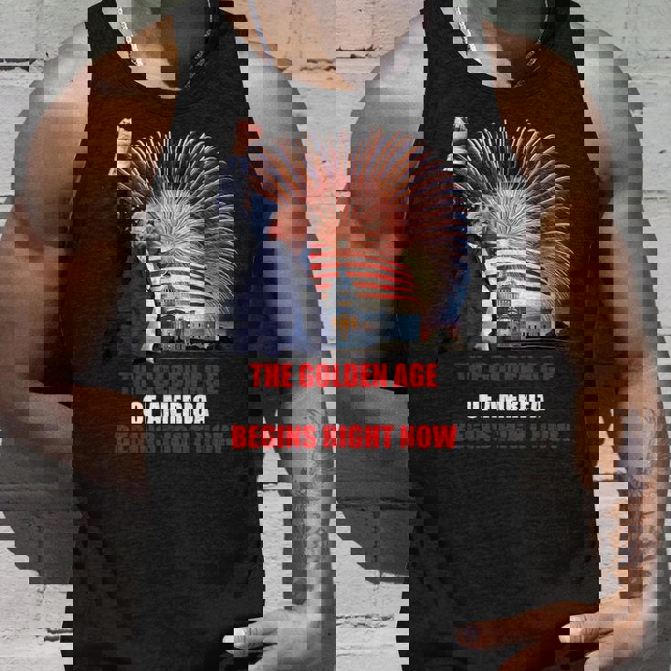 The Golden Age Of America Begins – Trump Inaugurationpeech タンクトップ 彼への贈り物