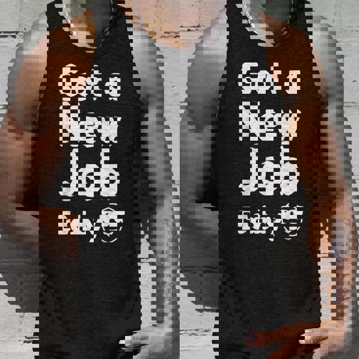 Got A New Job Baby 面白い 就職祝い タンクトップ 彼への贈り物