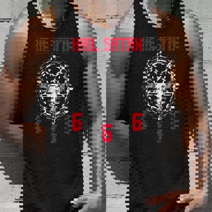 Hailatan 666 バフォメット ペンタグラム ルシファー オカルトサタニック タンクトップ 彼への贈り物