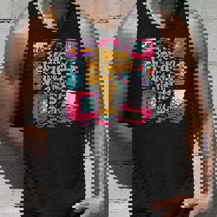 I Have No Idea What This Is 70S 80S 90年代 テーマ ヴィンテージ タンクトップ 彼への贈り物