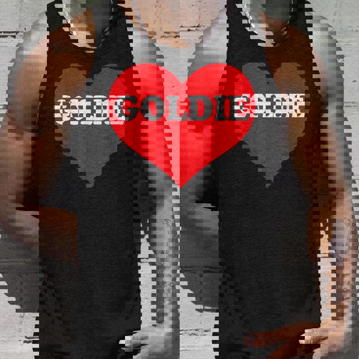 I Heart Goldie I Love Goldie カスタマイズ可 タンクトップ 彼への贈り物
