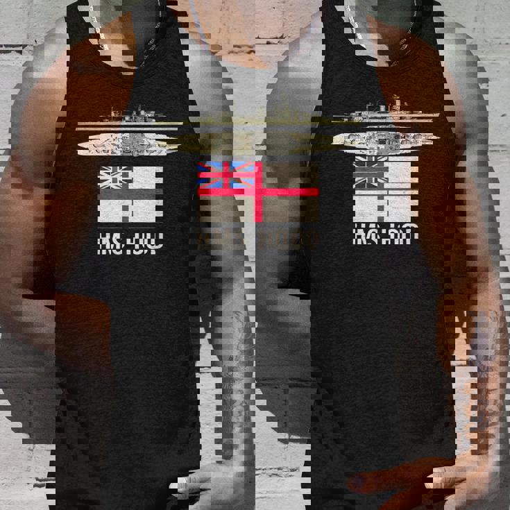 Hms Hood イギリス戦艦図 海軍旗 タンクトップ 彼への贈り物