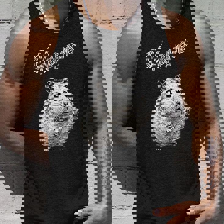 Hug Me ジャンガリアンハムスター アートデザイン 可愛い おしゃれ 動物 齧歯類 タンクトップ 彼への贈り物