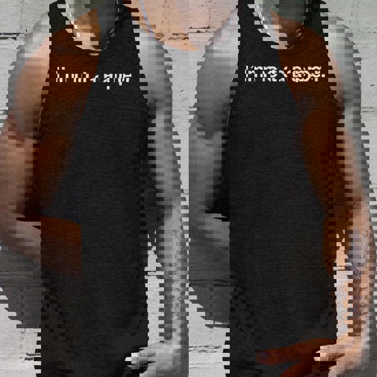 I'm Not A Rapper タンクトップ 彼への贈り物