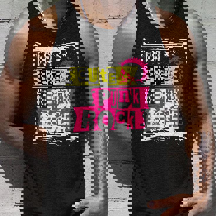 I'm Not Cute I'm Punk Rock パンクロッカー用 タンクトップ 彼への贈り物
