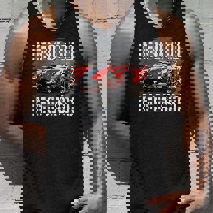 I'm Not Old I'm Classic レトロ フォード シェルビー コブラ マッスルカー タンクトップ 彼への贈り物