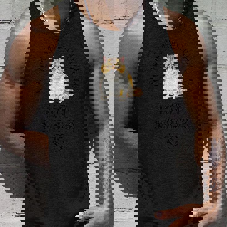 I'm Notingle I Have My Exotichorthairalentine's Day ネコ タンクトップ 彼への贈り物