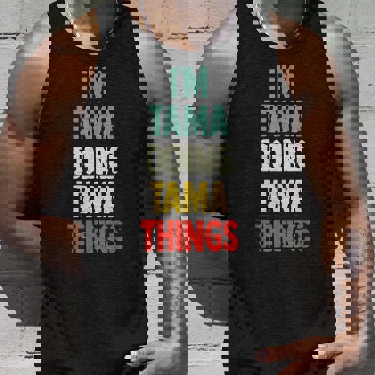 I'm Tama Doing Tama Things 楽しい名前入りタマ タンクトップ 彼への贈り物