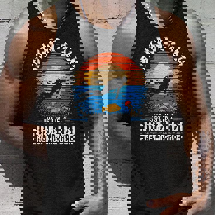 Immersioniubacquee Dad Humor Novelty Daddy cuba Diver Canotta Regalos para él