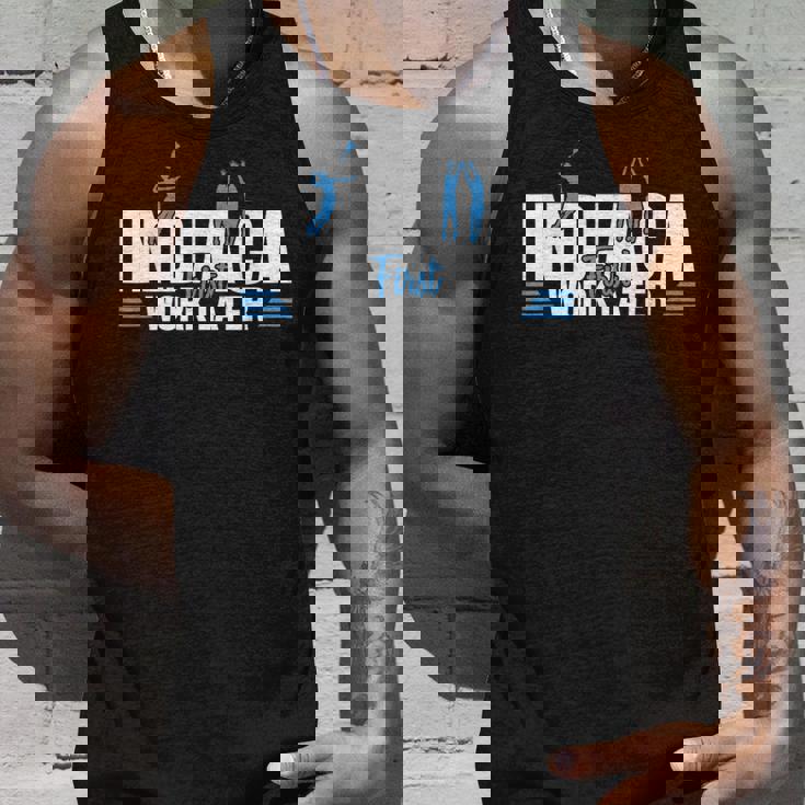 Indiaca First Work Later Handhuttlecock Peteca Indiaca タンクトップ 彼への贈り物