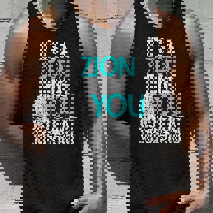 メンズ It's A Zion Thing You Wouldn't Understand タンクトップ 彼への贈り物