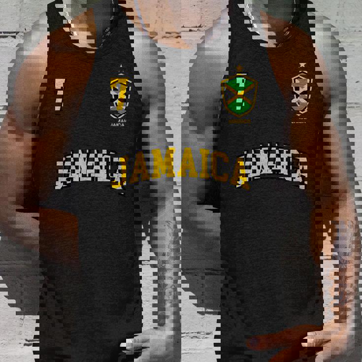 Jamaica チームサッカー ジャマイカ Number 7Occer タンクトップ 彼への贈り物