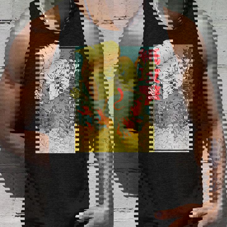 Japanese Anime Toilet Paper Monster Attackintage Poster タンクトップ 彼への贈り物