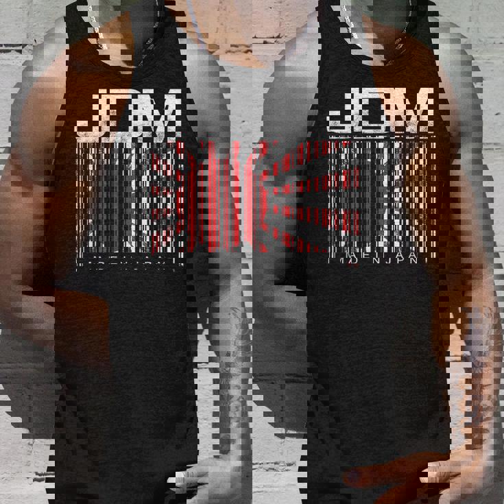 Jdm Barcode Made In Japan モータースポーツ メンズ シャツ タンクトップ 彼への贈り物