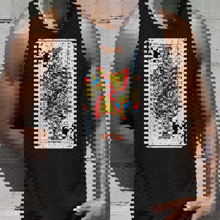 King Ofpades トランプデッキ ヴィンテージレトロスタイル タンクトップ 彼への贈り物