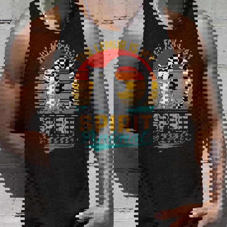 The Lemur Is Mypirit アニマルシャツ ファニーベンテージ キツネザル タンクトップ 彼への贈り物