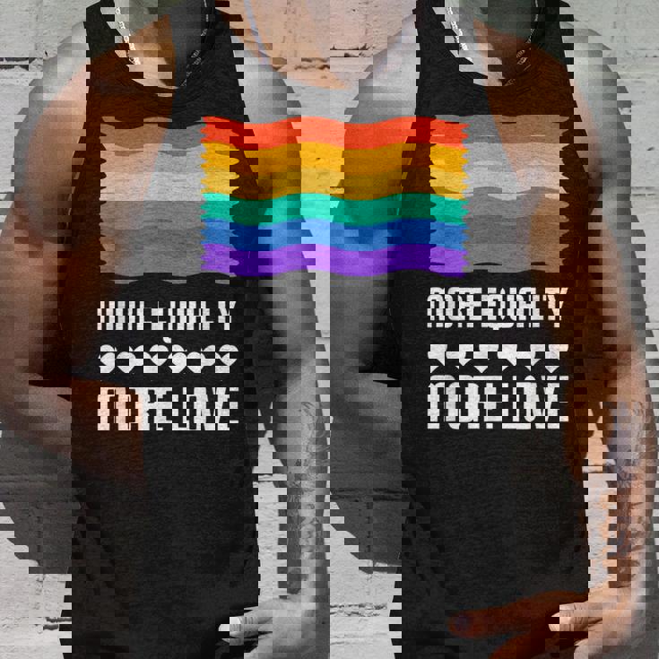 Lgbt More Equality More Lovetシャツ Lgbtq ゲイ レズビアン Lgbt タンクトップ 彼への贈り物