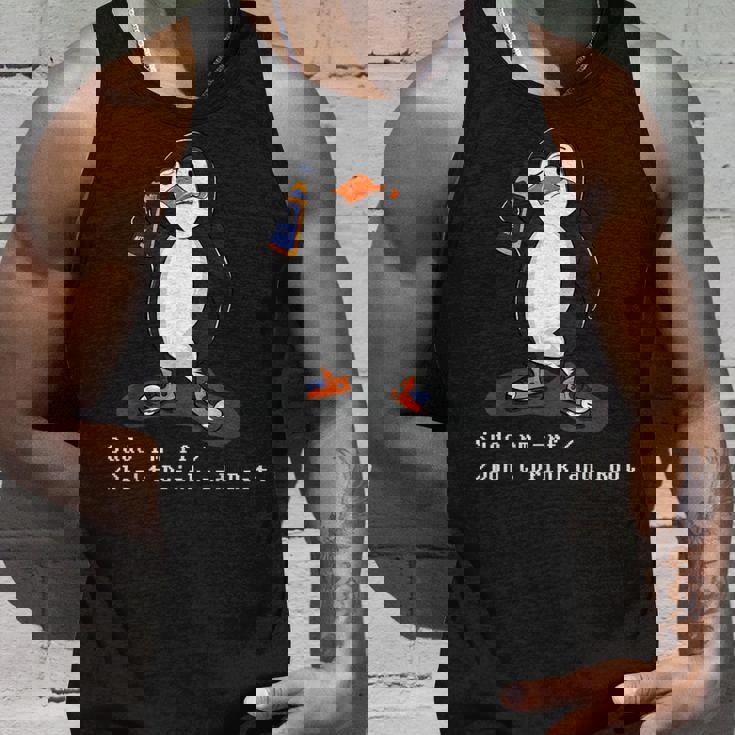 Linux Tux Penguinudo Rm Rf Pc Nerd Computer Freak Hacker タンクトップ 彼への贈り物