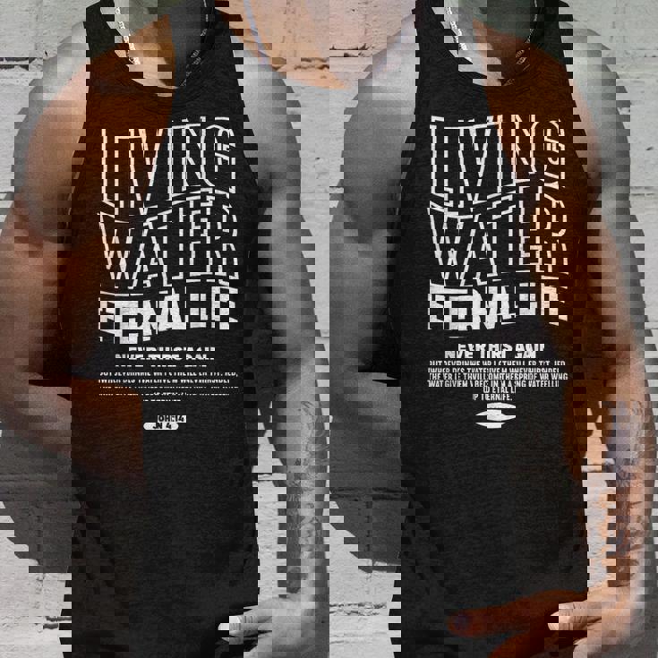 Living Water Eternal Life John 4 タンクトップ 彼への贈り物