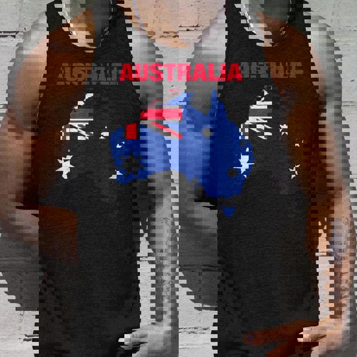 I Love Australia Enjoy Wear Australia Flag Graphic Cool タンクトップ 彼への贈り物