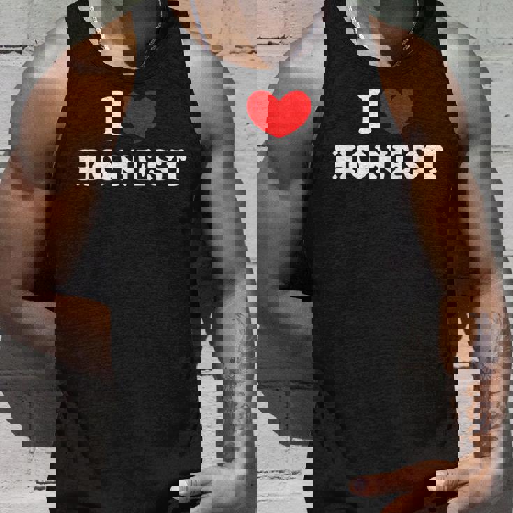 I Love Honest 私は愛する Honest タンクトップ 彼への贈り物