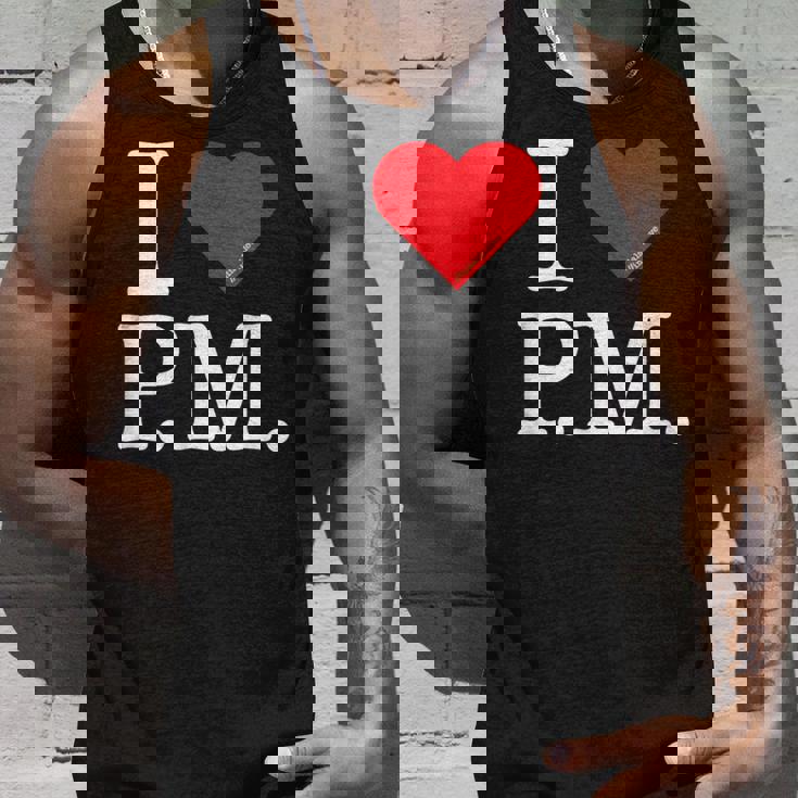 I Love Initials タンクトップ 彼への贈り物