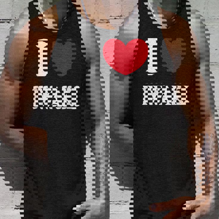 I Love Iwaki いわき大好き タンクトップ 彼への贈り物