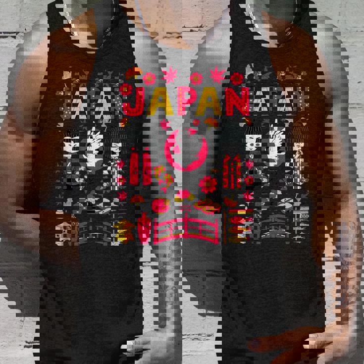 I Love Japan Folklore Nature & Culture Japan Graphic タンクトップ 彼への贈り物