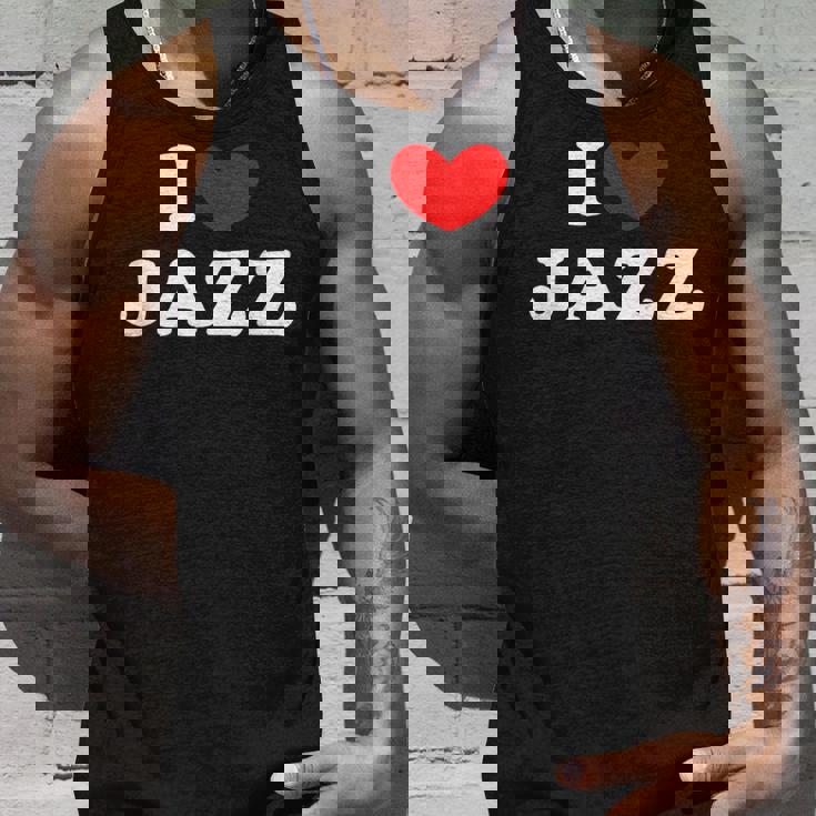 I Love Jazz 私は愛する Jazz タンクトップ 彼への贈り物