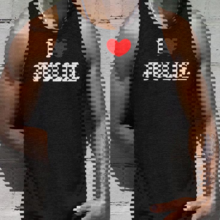 I Love Julie 私は愛する Julie タンクトップ 彼への贈り物