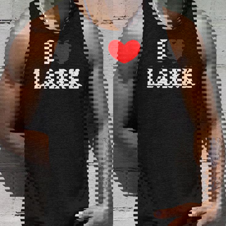 I Love Lark 私は愛する Lark タンクトップ 彼への贈り物