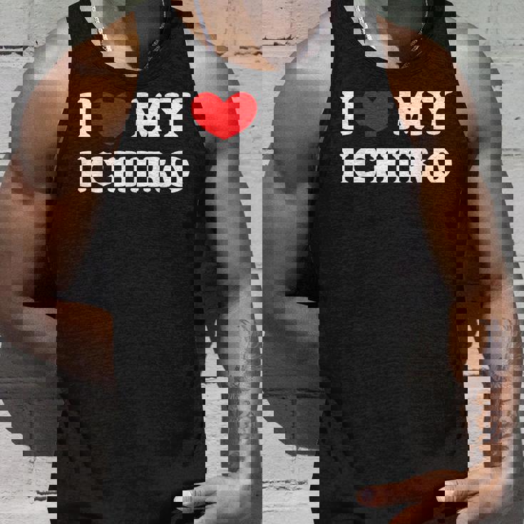 I Love My Ichiro アイ・ラブ・マイ・イチロー タンクトップ 彼への贈り物