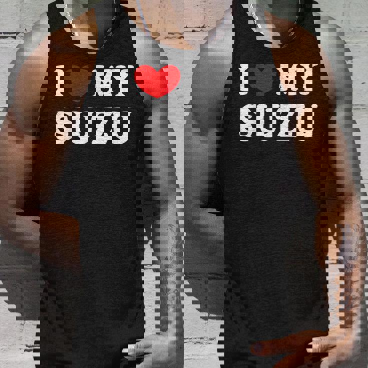 I Love Myuzu すずちゃん大好き タンクトップ 彼への贈り物