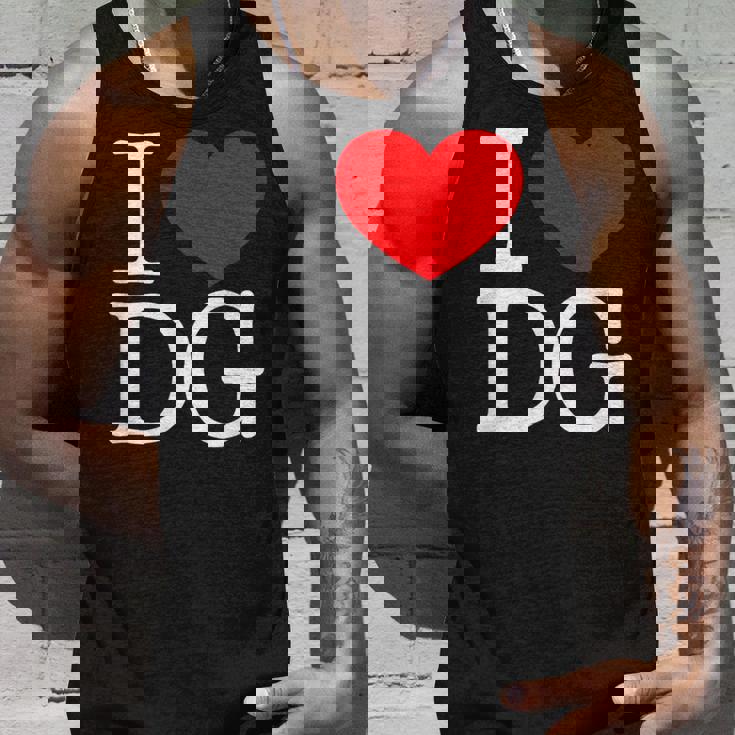 I Love ハート Dg タンクトップ 彼への贈り物