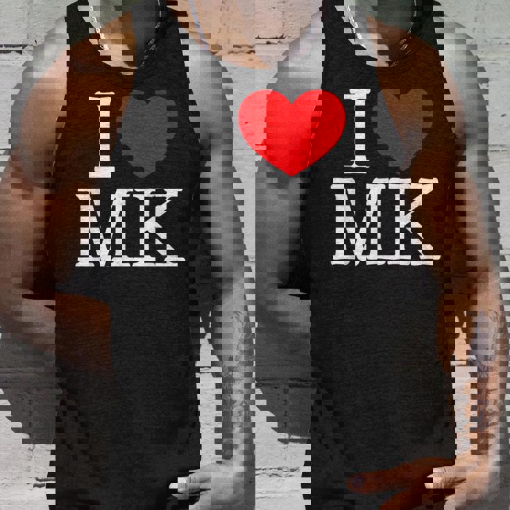 I Love ハート Mk タンクトップ 彼への贈り物