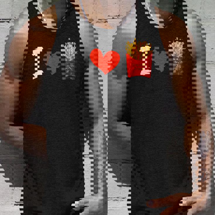 I Love フライドポテト ポテトラバーフライデー タンクトップ 彼への贈り物