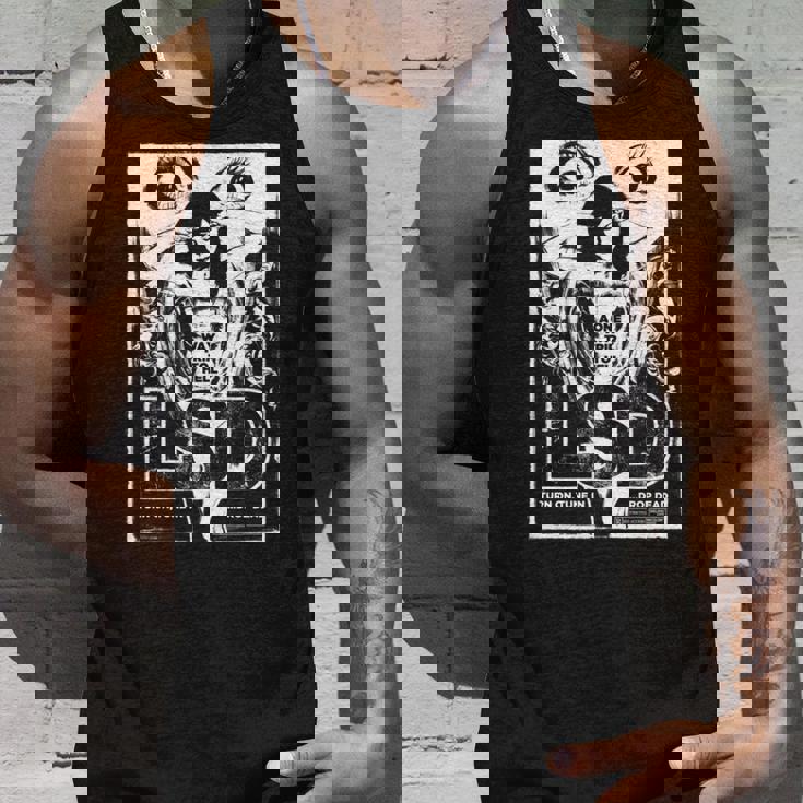 Lsd ヒステリア – レトログラインドハウスb-ムービーアート 長袖tシャツ タンクトップ 彼への贈り物