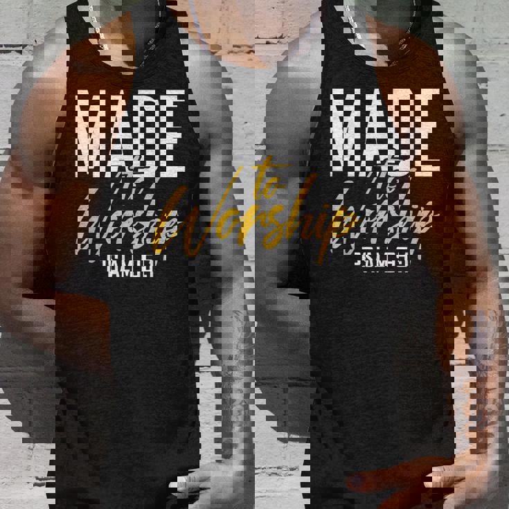 Made To Worship シャツ 礼拝用シャツ メンズ&レディース 神様 タンクトップ 彼への贈り物