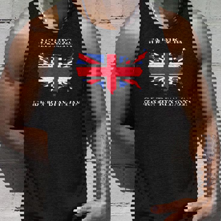 Make America Great Britain Again ドナルド・トランプ 面白いシャツ タンクトップ 彼への贈り物