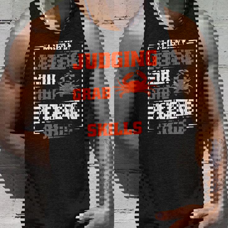 Maryland Crabs Quotes Judging Crab Picking Skills Tank Top Gifts for Him