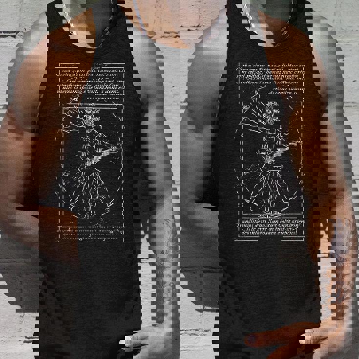 Metal I Death Metal I Heavy Metalitruvian Man Guitar タンクトップ 彼への贈り物