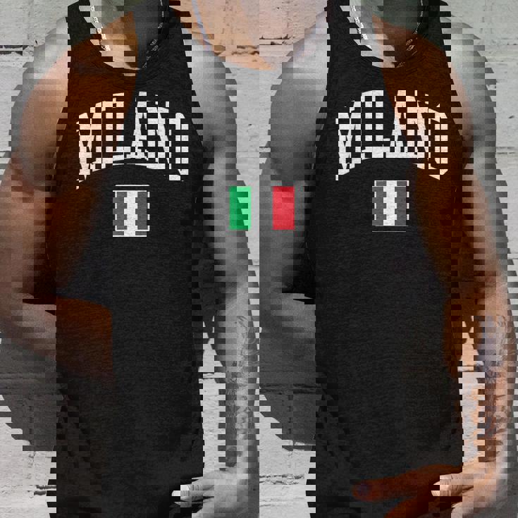 Milano Italia Flag Of Italy Classic タンクトップ 彼への贈り物