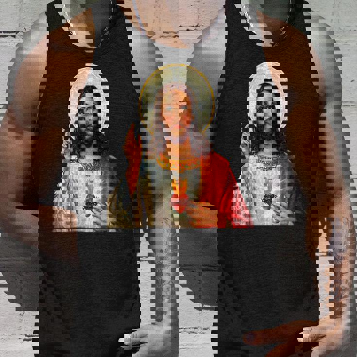 Myuperhero Is Jesus、Faith Love Godシャツ タンクトップ 彼への贈り物