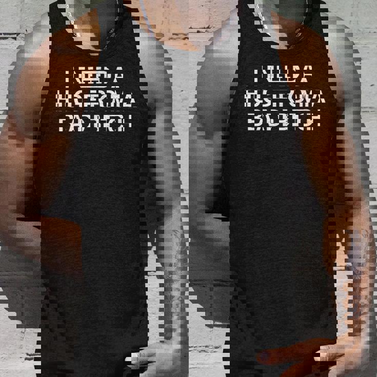 I Need A Hug From A Bad Bitch ファニーカレッジノベルティスレー タンクトップ 彼への贈り物