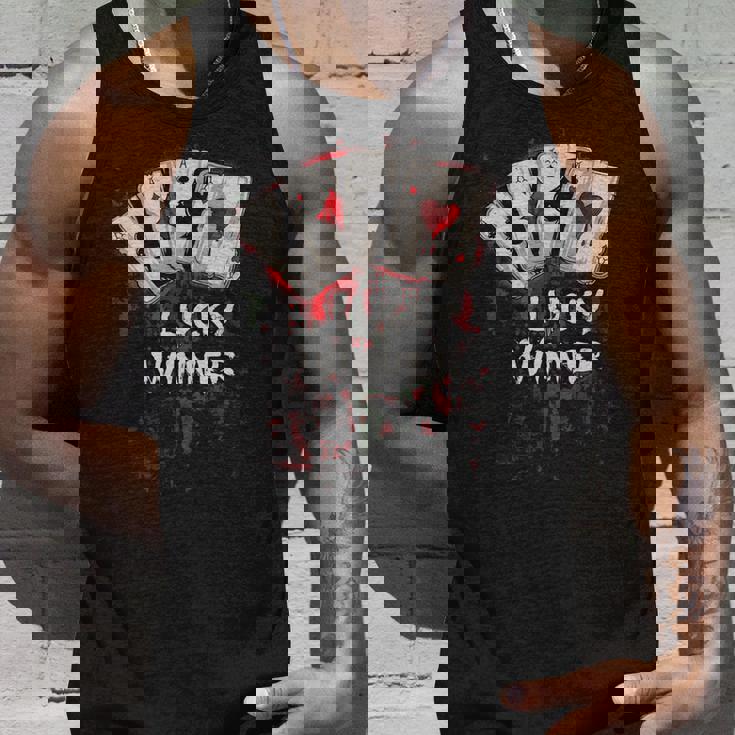 Poker Players ギフト 4エース トランプ Lucky Winner 長袖tシャツ タンクトップ 彼への贈り物