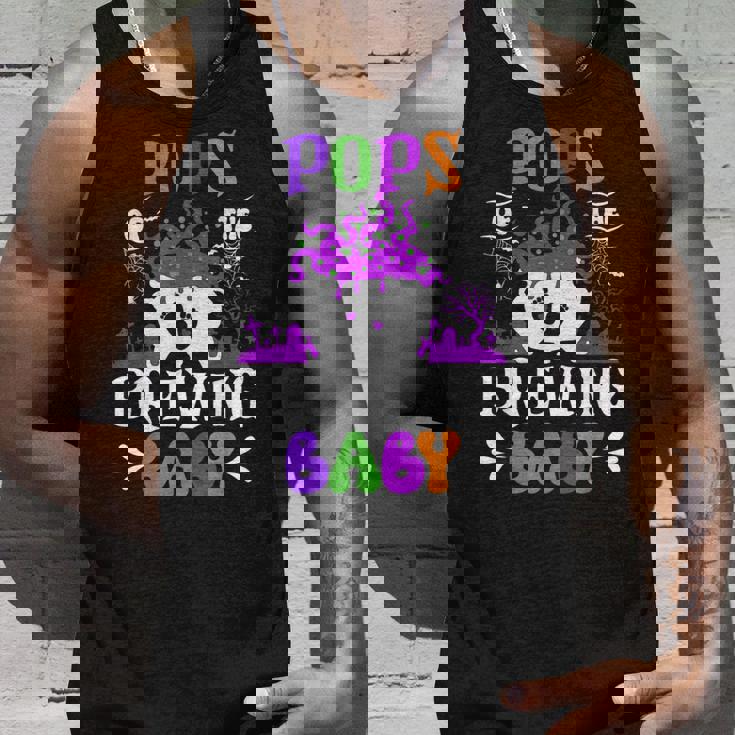 Pops Of The Brewing Baby Dad To Be Halloween Tank Top Gifts for Him