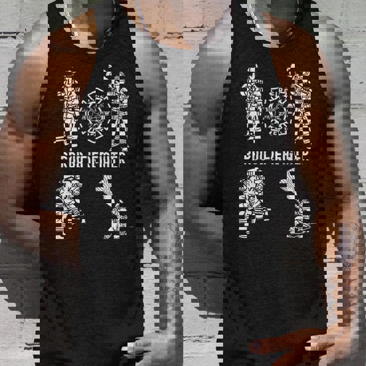 Proud 消防士 消防用品 グラフィック シンボル 消防士 長袖tシャツ タンクトップ 彼への贈り物